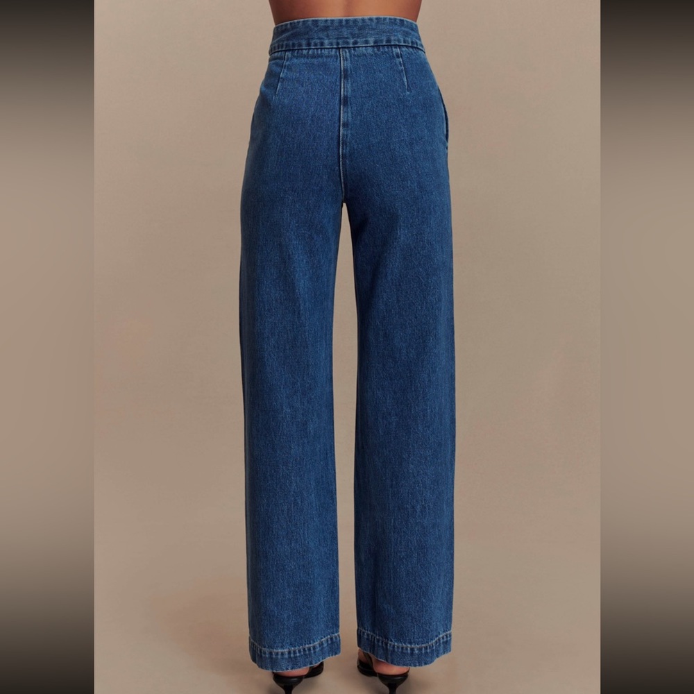 Meshki Wide Leg Denim Jeans - Picture 2 of 8